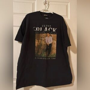 Clint Black Graphic T-Shirt - Black